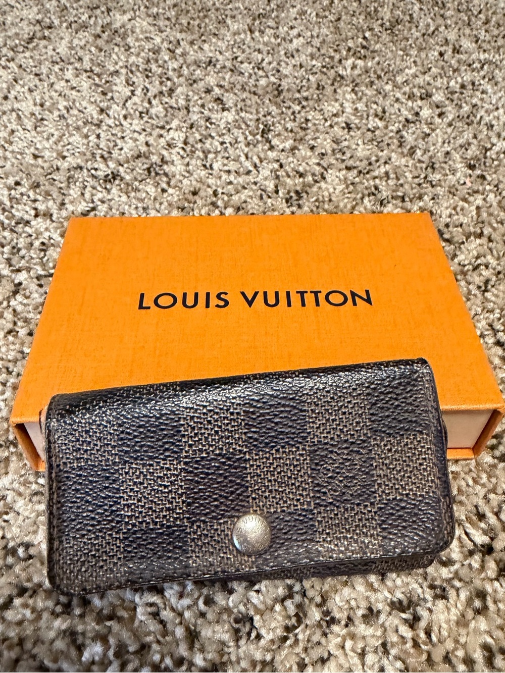 🤎🖤🤎Louis Vuitton Damier Key Ring Holder🤎🖤🤎